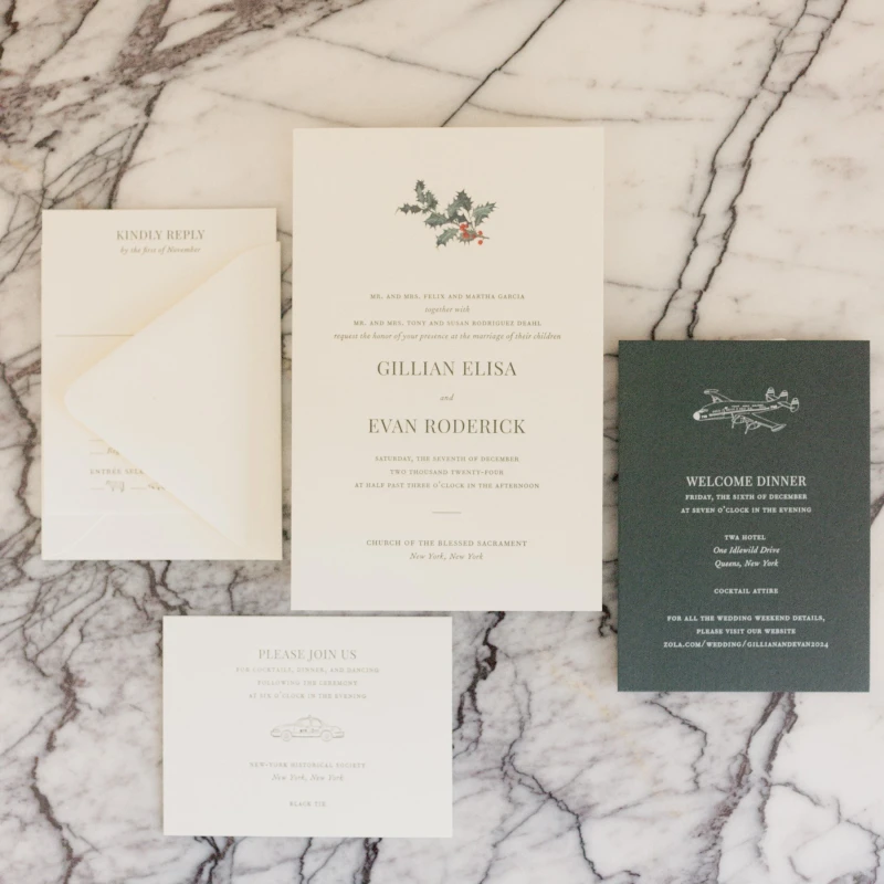 A Holiday Wedding for Gillian  and Evan 