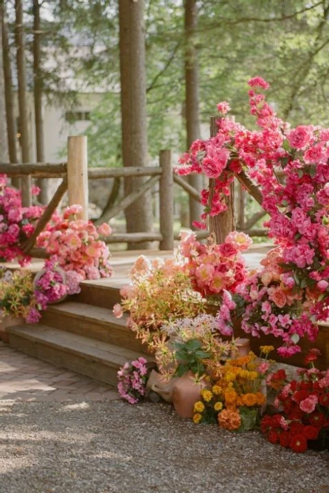 A Colorful Wedding for Keller  and Michael 