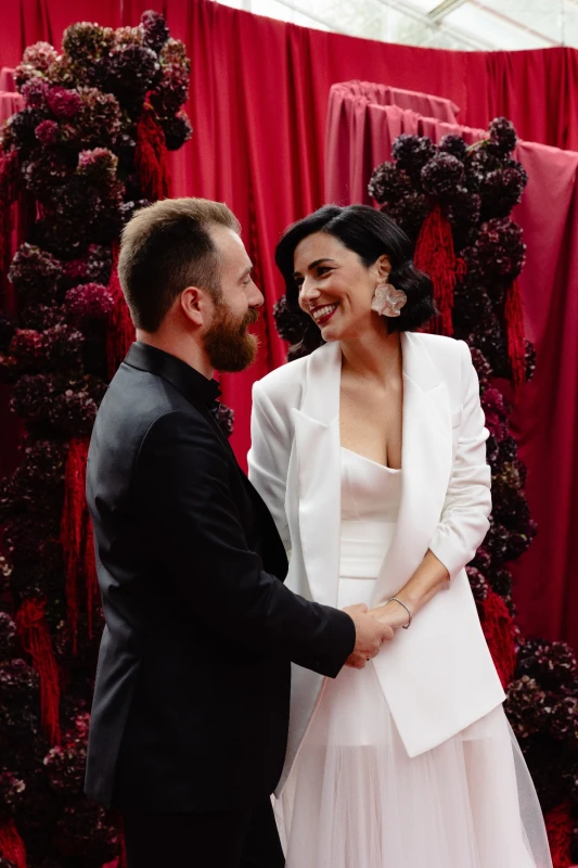 A Wedding en Rouge for Marilena and Riccardo