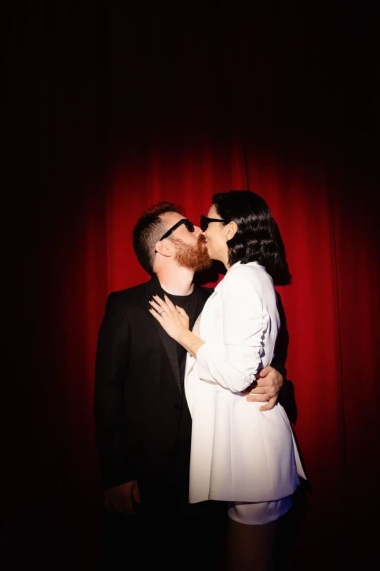 A Wedding en Rouge for Marilena and Riccardo